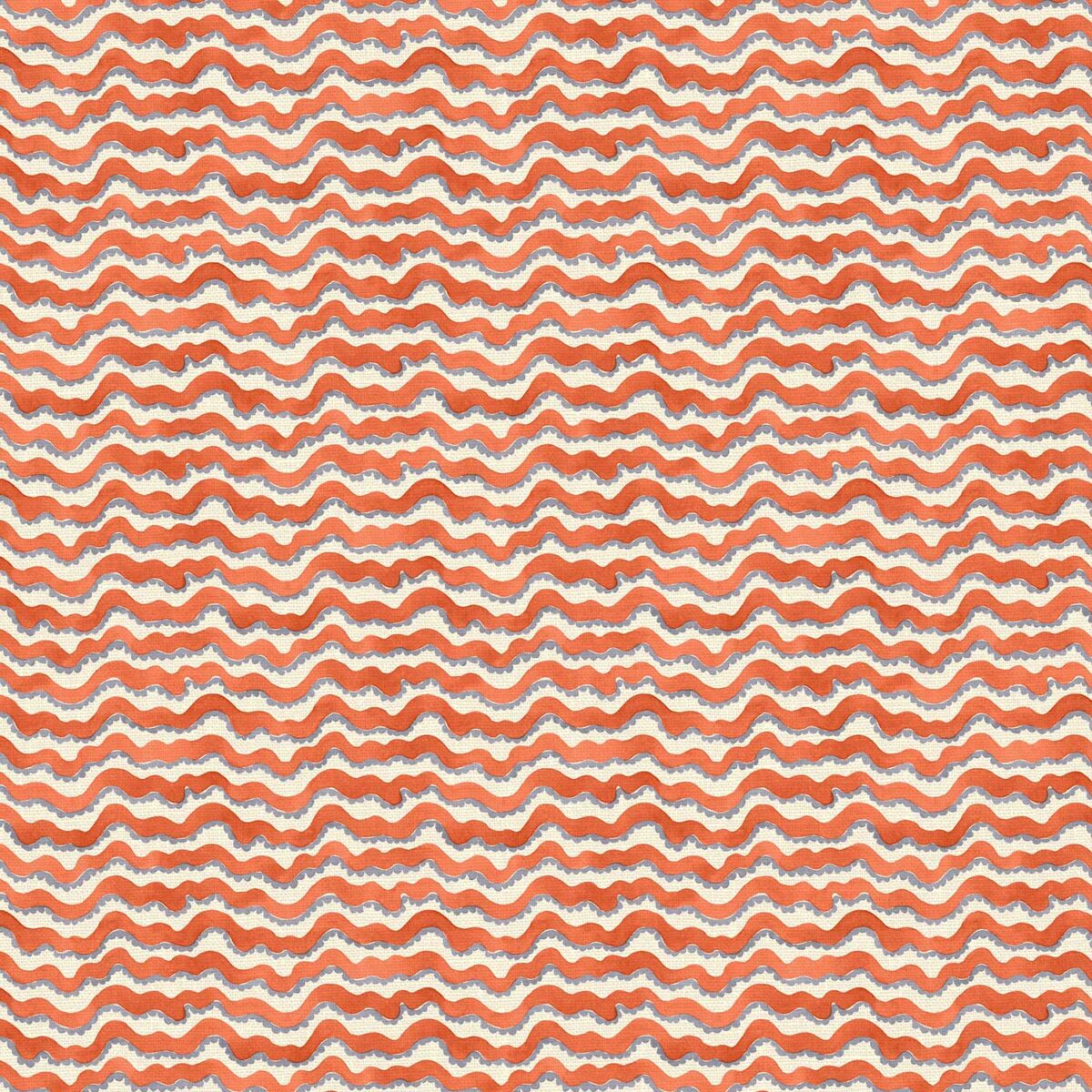 red contemporary linen fabric from Linwood Fabrics