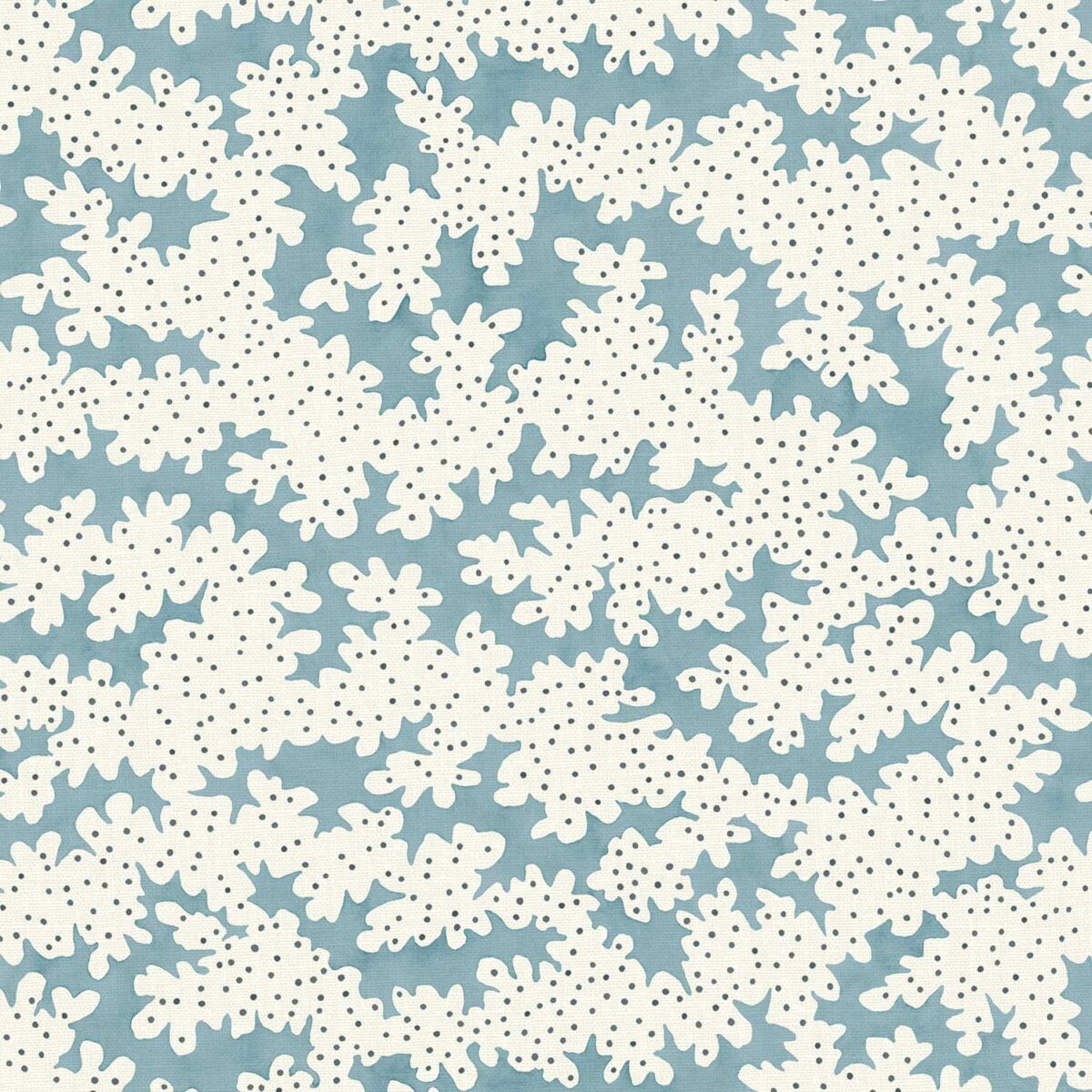 Big Top Fabric - Snap by blue contemporary linen fabric from Linwood Fabrics