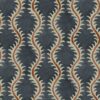 black-grey contemporary linen fabric from Linwood Fabrics