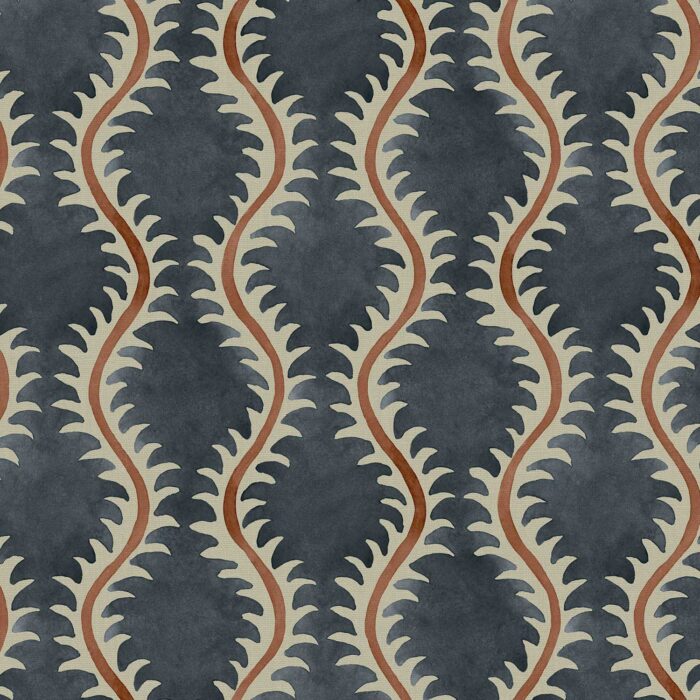 Helter Skelter Fabric - Slate swatch