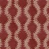 red contemporary linen fabric from Linwood Fabrics