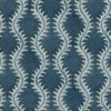 blue contemporary linen fabric from Linwood Fabrics