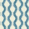 blue contemporary linen fabric from Linwood Fabrics