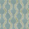 blue contemporary linen fabric from Linwood Fabrics