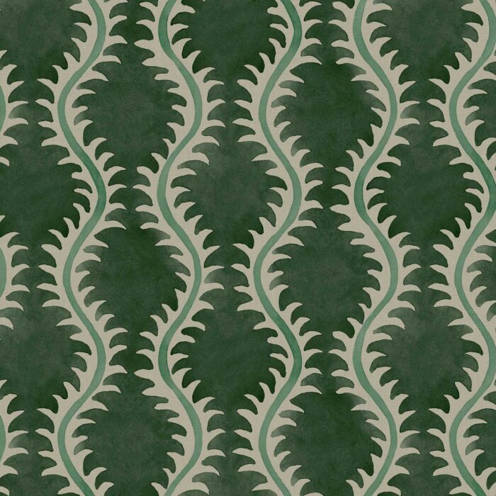 Helter Skelter Fabric - Moss swatch