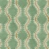 green contemporary linen fabric from Linwood Fabrics