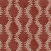 red contemporary linen fabric from Linwood Fabrics