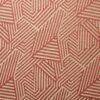 red geometric woven fabric from Linwood Fabrics