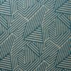blue geometric woven fabric from Linwood Fabrics