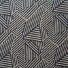 blue geometric woven fabric from Linwood Fabrics