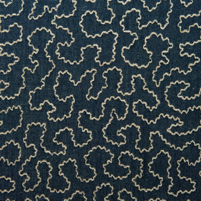 Wiggle Fabric - Indigo swatch