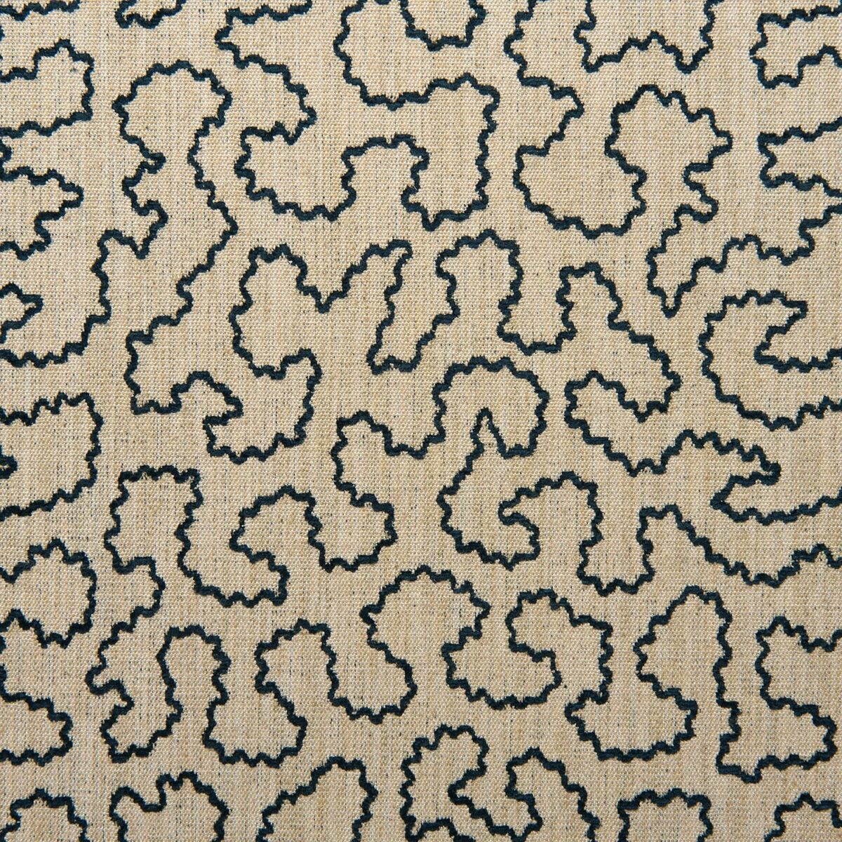 Wiggle Fabric - Ebony by black-grey misc woven fabric from Linwood Fabrics