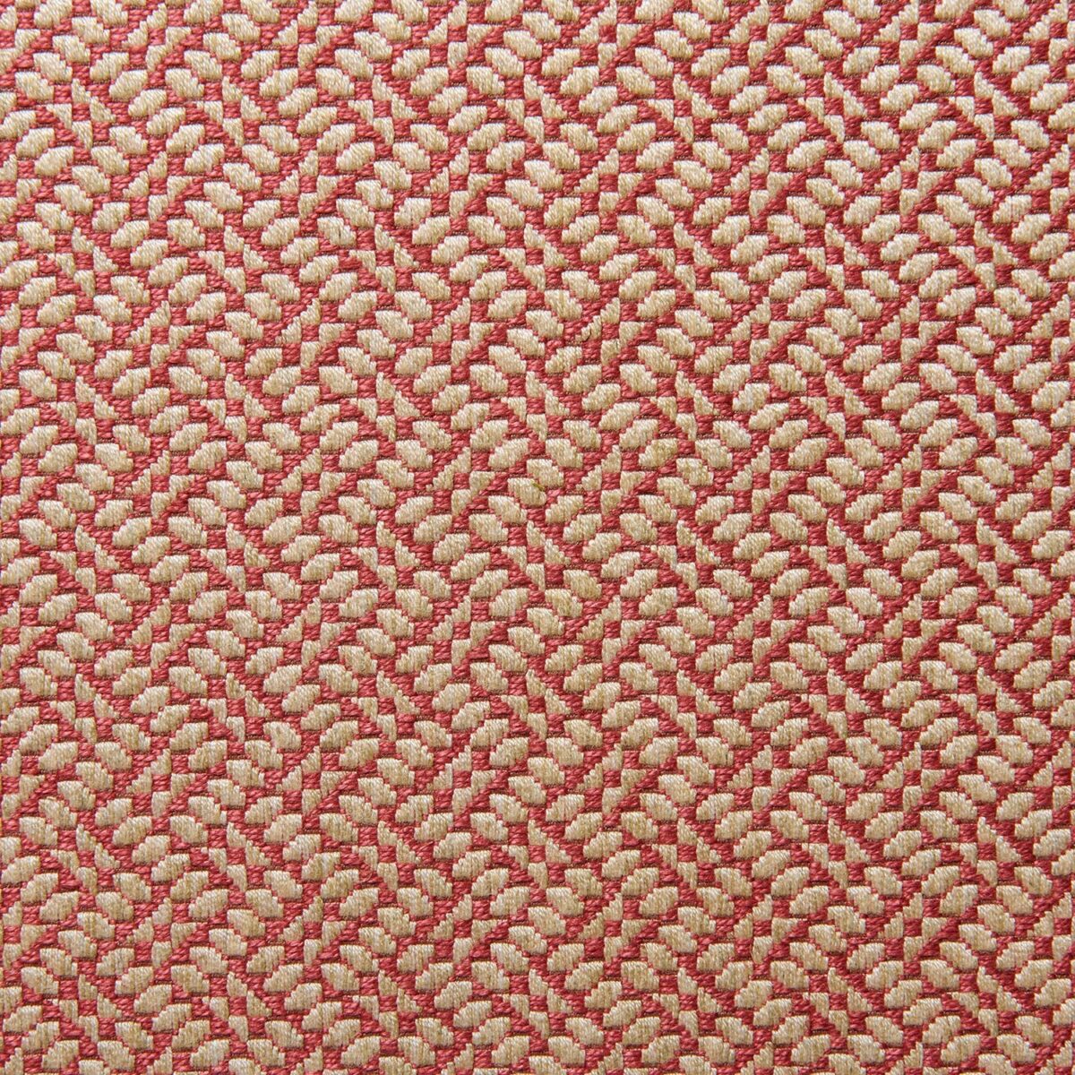 Pivot Fabric - Vermillion by red striped woven fabric from Linwood Fabrics