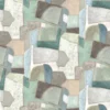 multicolour contemporary cotton fabric from Designers Guild
