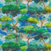 multicolour botanical cotton fabric from Designers Guild