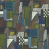 multicolour contemporary velvet-chenille fabric from Designers Guild