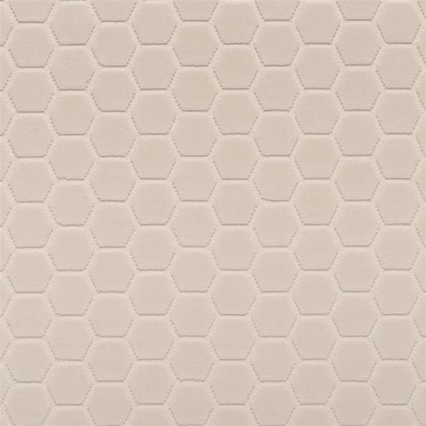 Florentine Fabric - Chalk by neutral spotted velvet-chenille fabric from Designers Guild
