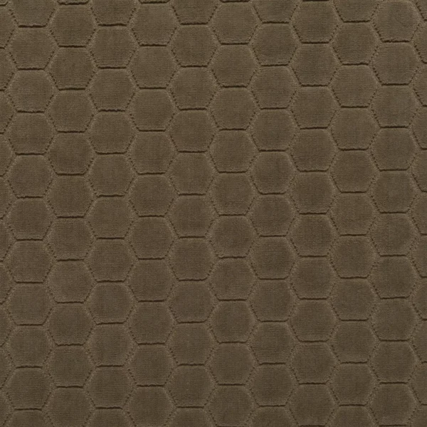 Florentine Fabric - Natural by brown spotted velvet-chenille fabric from Designers Guild