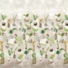 green botanical wallpaper from designers guild
