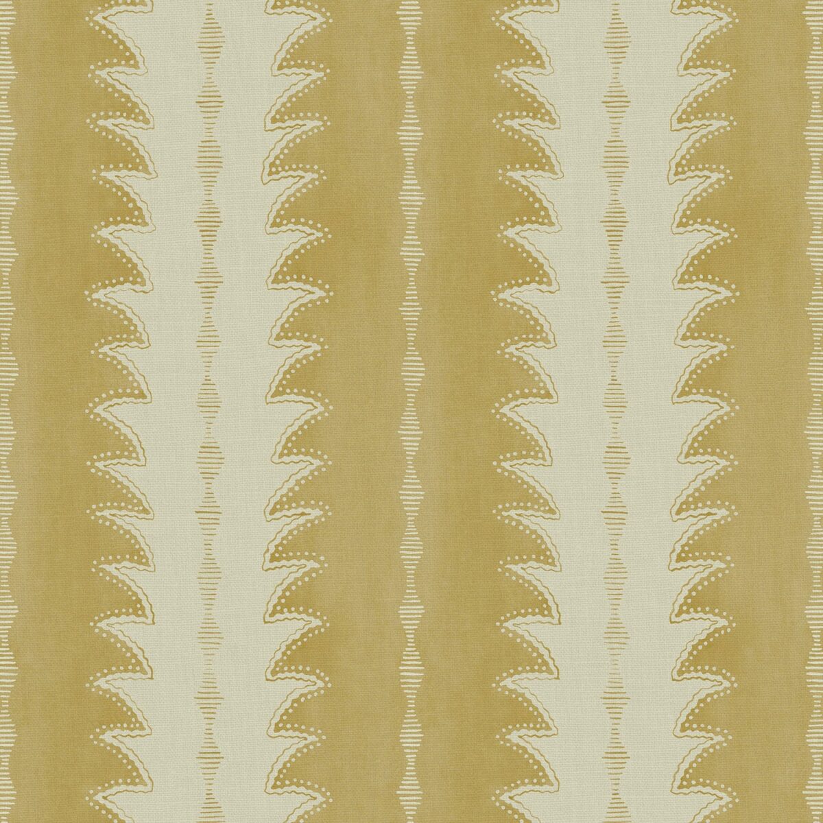 Ruched Fabric - Straw by yellow striped printed fabric from Linwood Fabrics