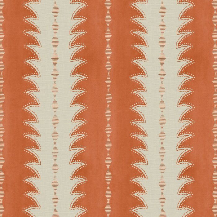 Ruched Fabric - Lava swatch