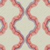 purple contemporary printed fabric from Linwood Fabrics