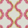 pink contemporary printed fabric from Linwood Fabrics