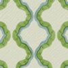 blue contemporary printed fabric from Linwood Fabrics