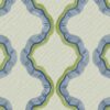 blue contemporary printed fabric from Linwood Fabrics
