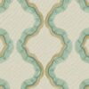 green contemporary printed fabric from Linwood Fabrics