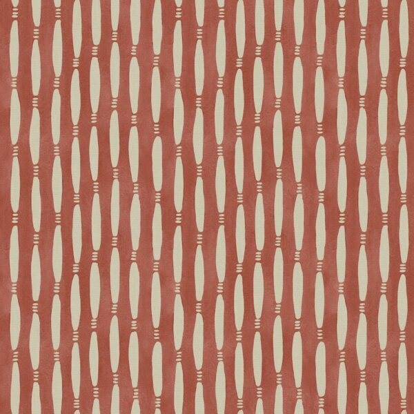 Smocked Fabric - Dolce Vita by red striped printed fabric from Linwood Fabrics