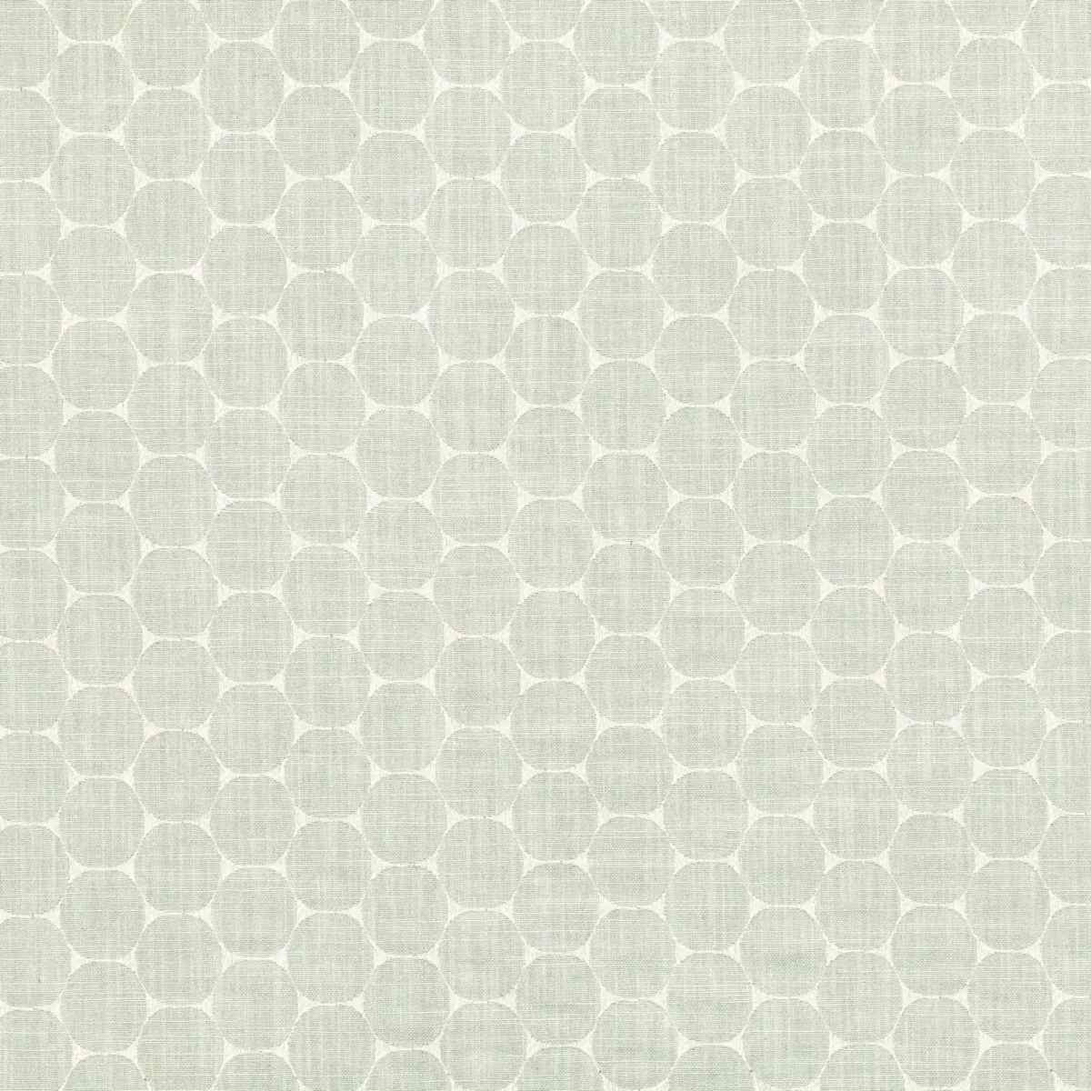 green spotted embroideried fabric from Villa Nova