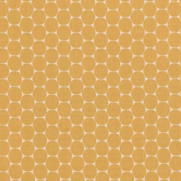 yellow spotted embroideried fabric from Villa Nova