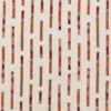 orange striped embroideried fabric from Villa Nova