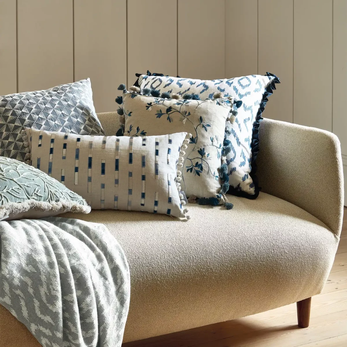Elwood Fabric - Cornflower by Elwood Fabric - Cornflower from