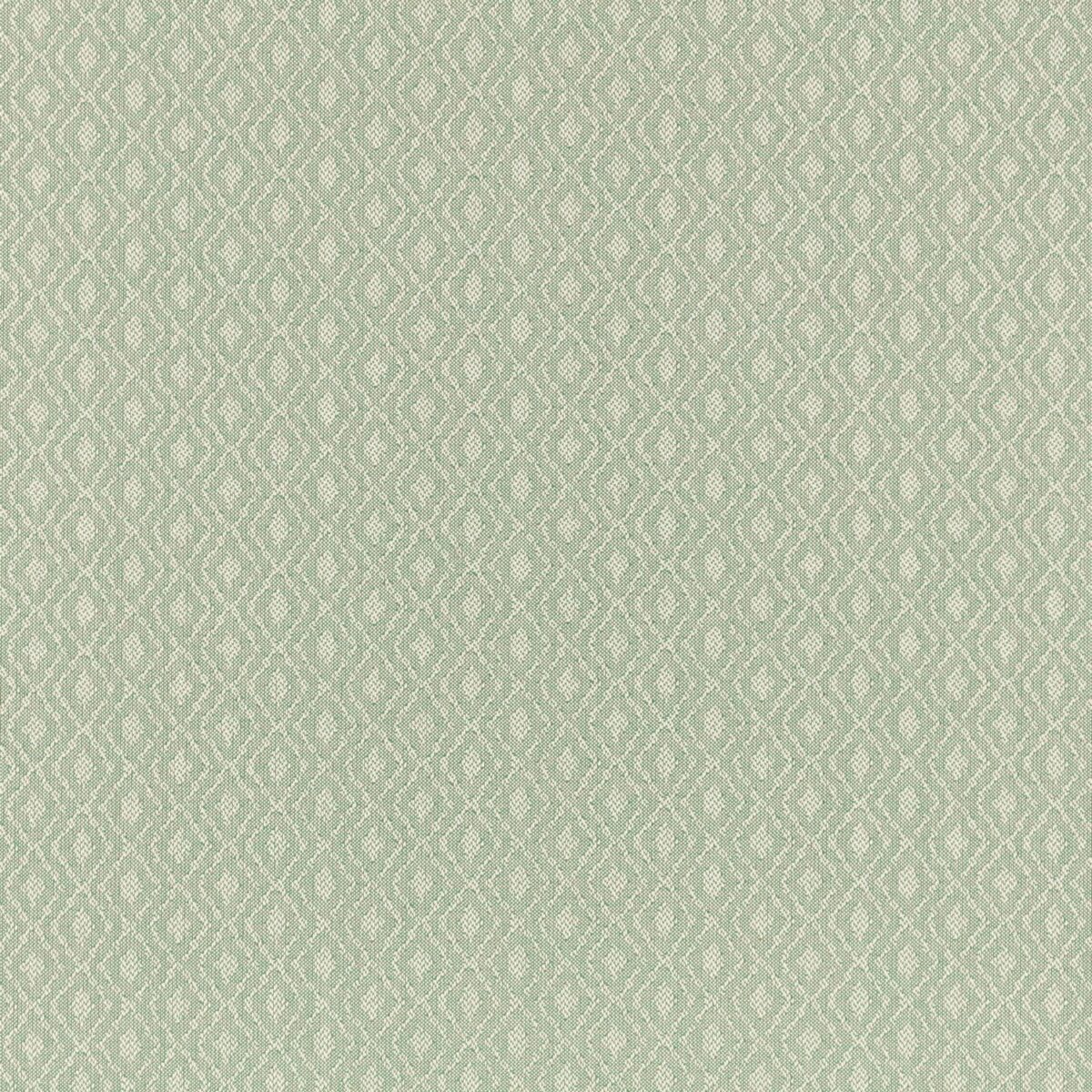 green geometric woven fabric from Villa Nova