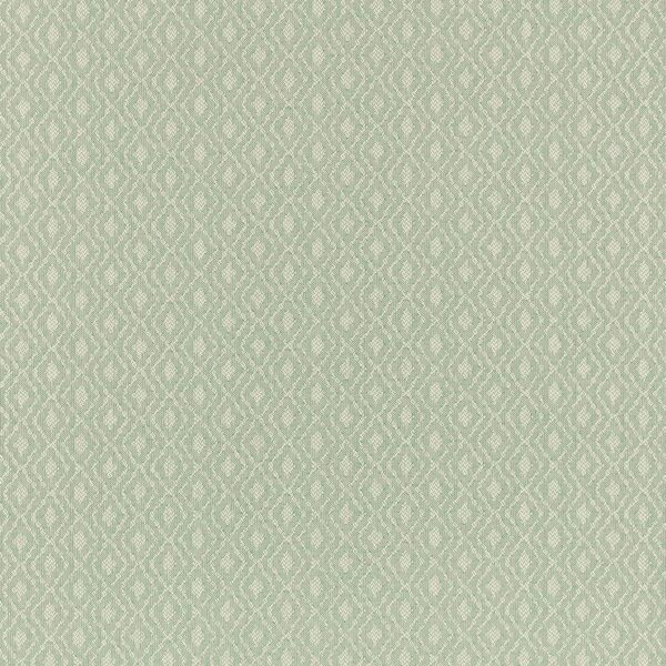 green geometric woven fabric from Villa Nova