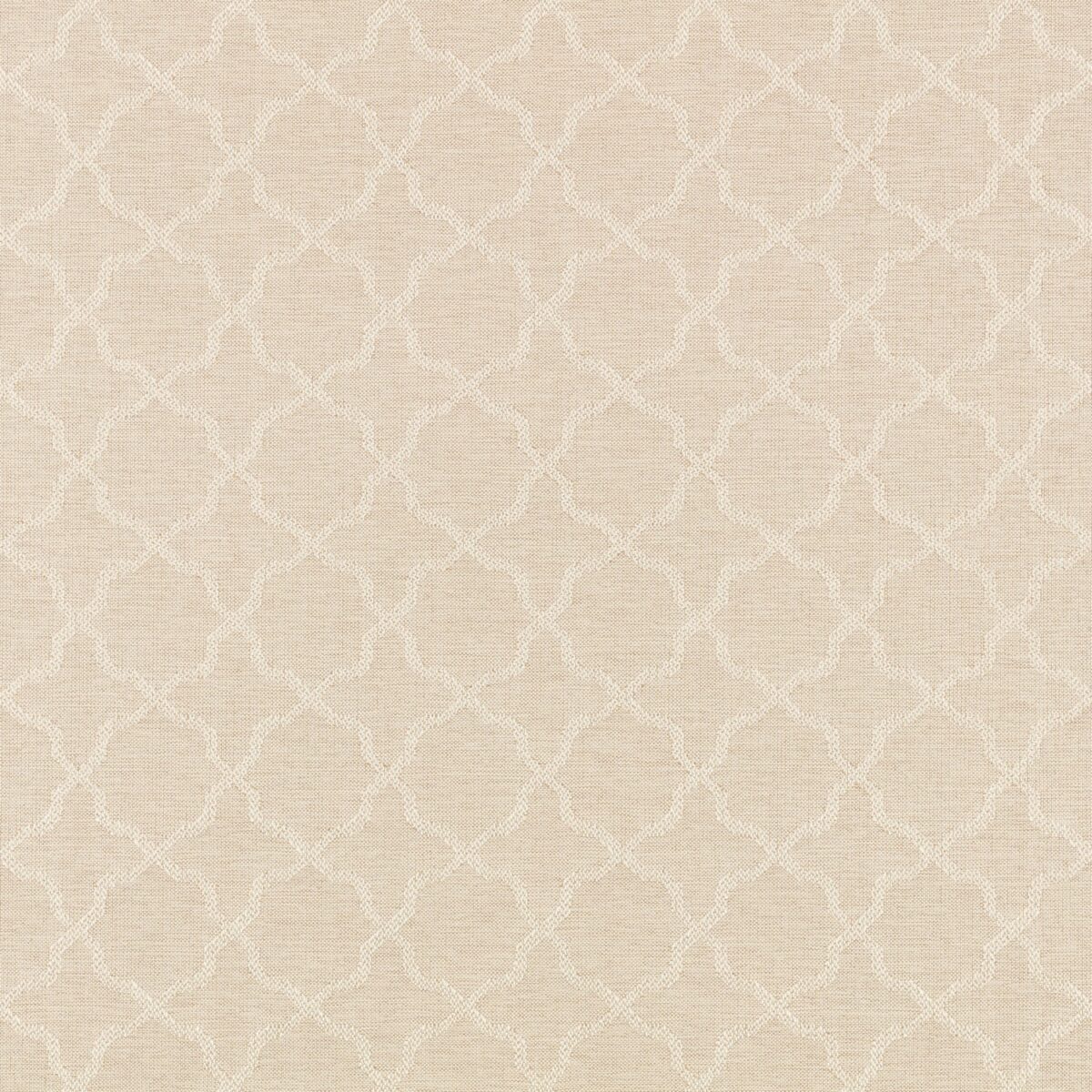 Twyford Fabric - Putty by neutral geometric woven fabric from Villa Nova