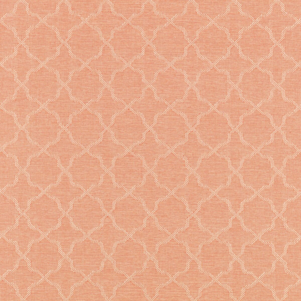 Twyford Fabric - Sundown by orange geometric woven fabric from Villa Nova