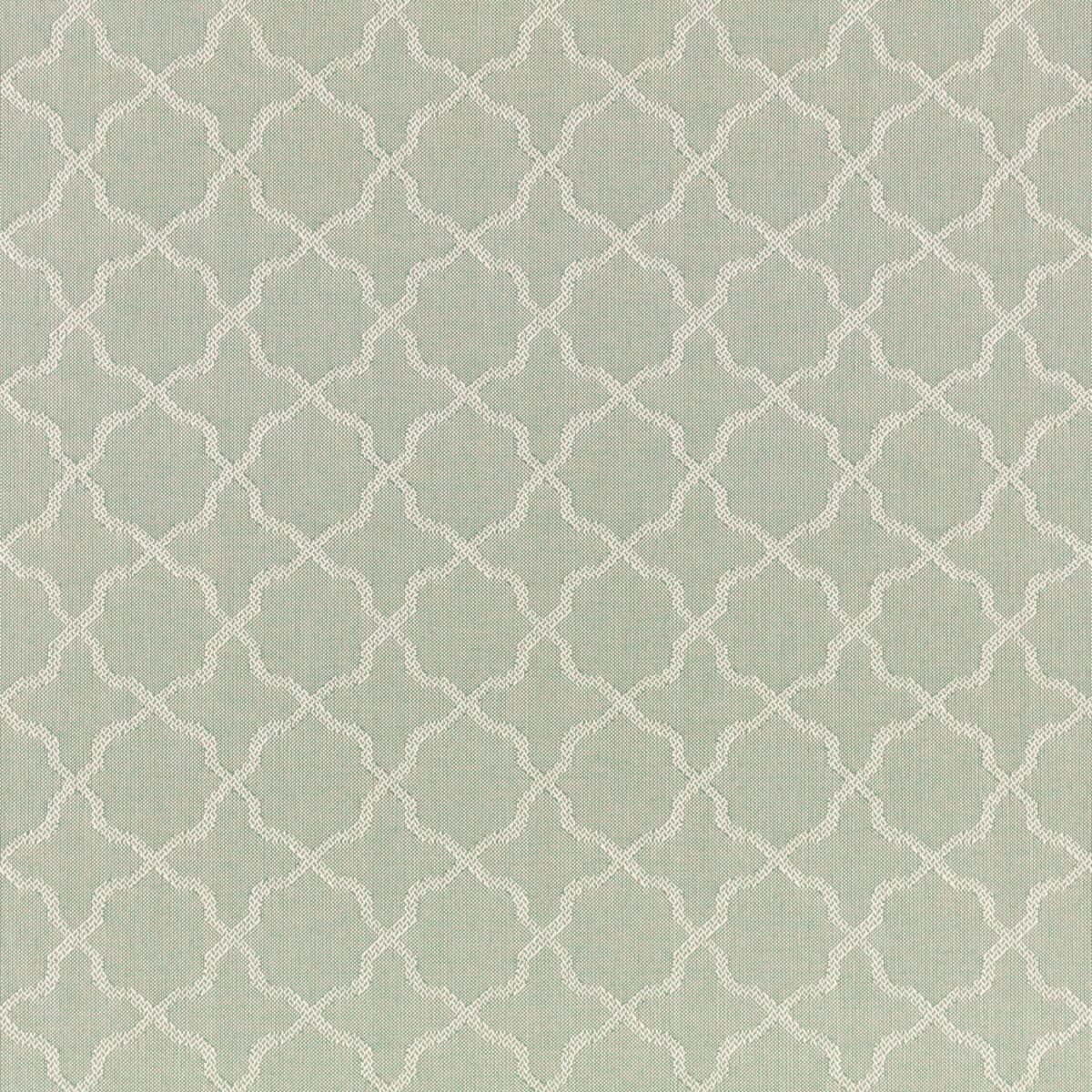 green geometric woven fabric from Villa Nova