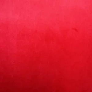 red plain velvet-chenille fabric from Cristina Marrone