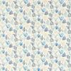 blue botanical cotton fabric from Studio G