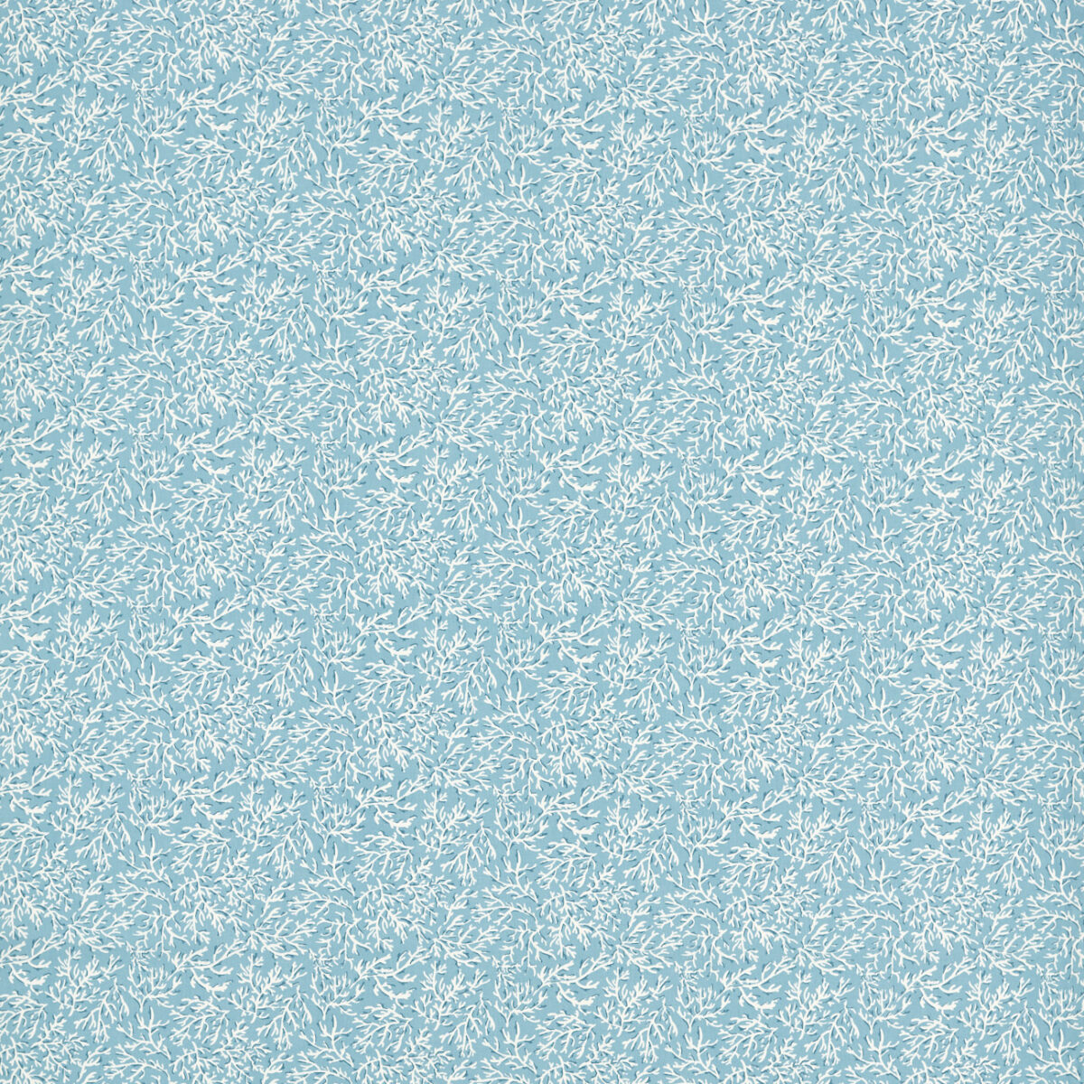 Seabed Fabric - Cloud by blue botanical cotton fabric from Studio G