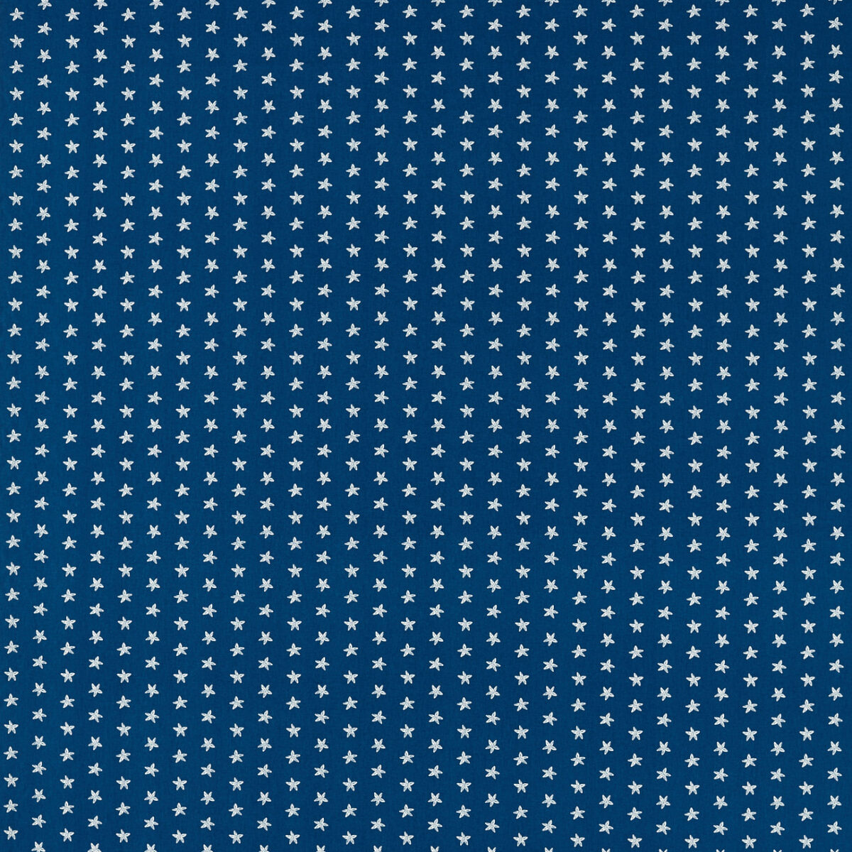 Seastar Fabric - Navy by blue spotted cotton fabric from Studio G
