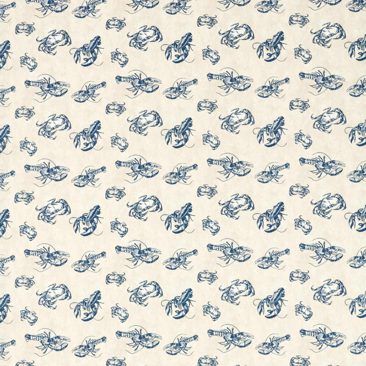 blue animal cotton fabric from Studio G