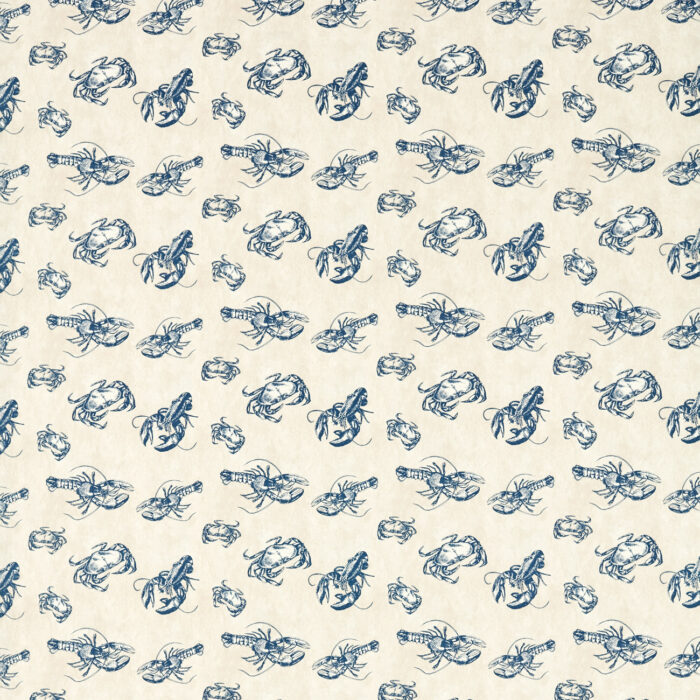 Shellfish Fabric - Ink swatch
