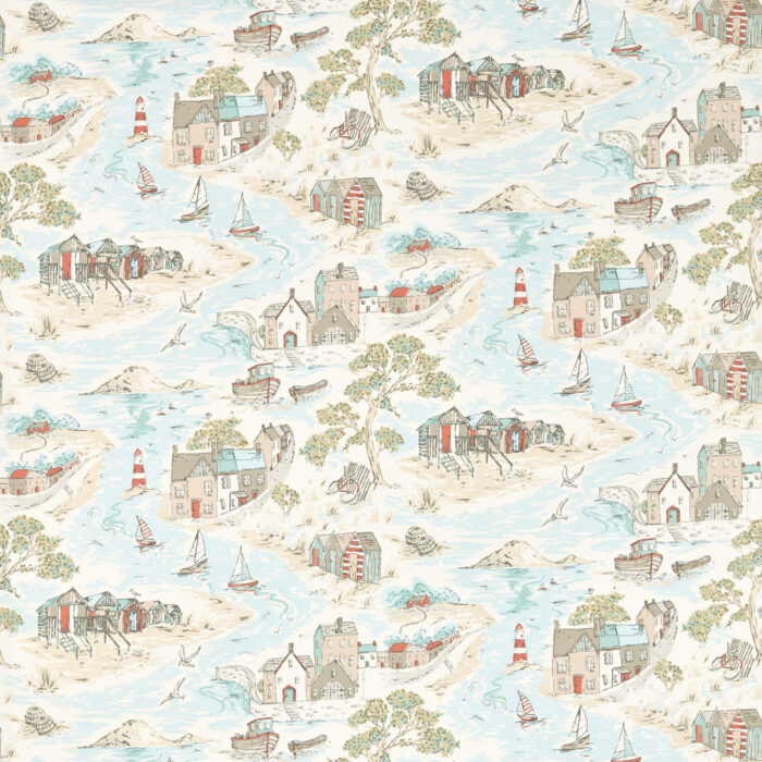 Waterfront Fabric - Mineral swatch