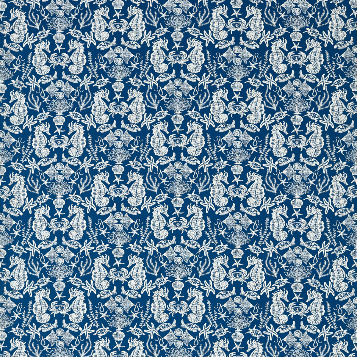 Aquarium Fabric - Navy by Aquarium Fabric - Navy from