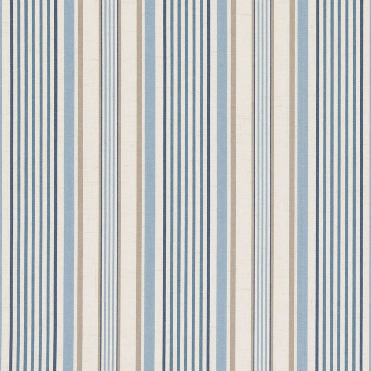 blue striped cotton fabric from Studio G