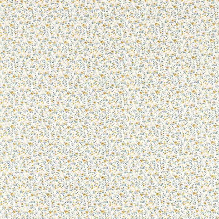 Thetford Fabric - Saffron / Ink swatch